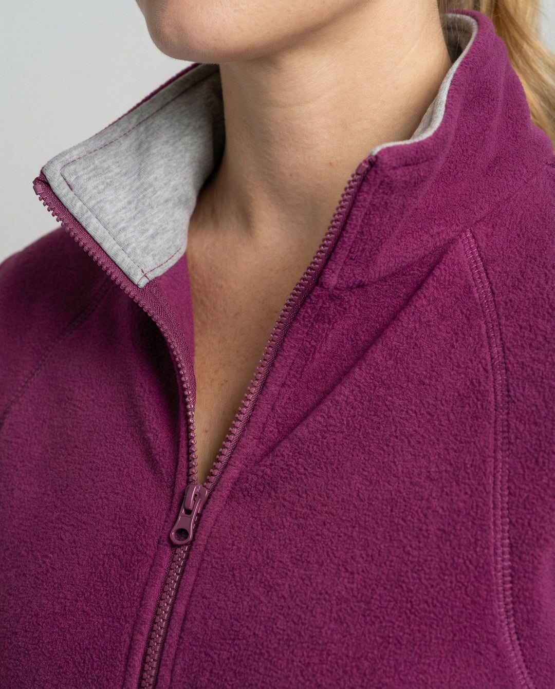Women's Fleece Jacket Stand Collar