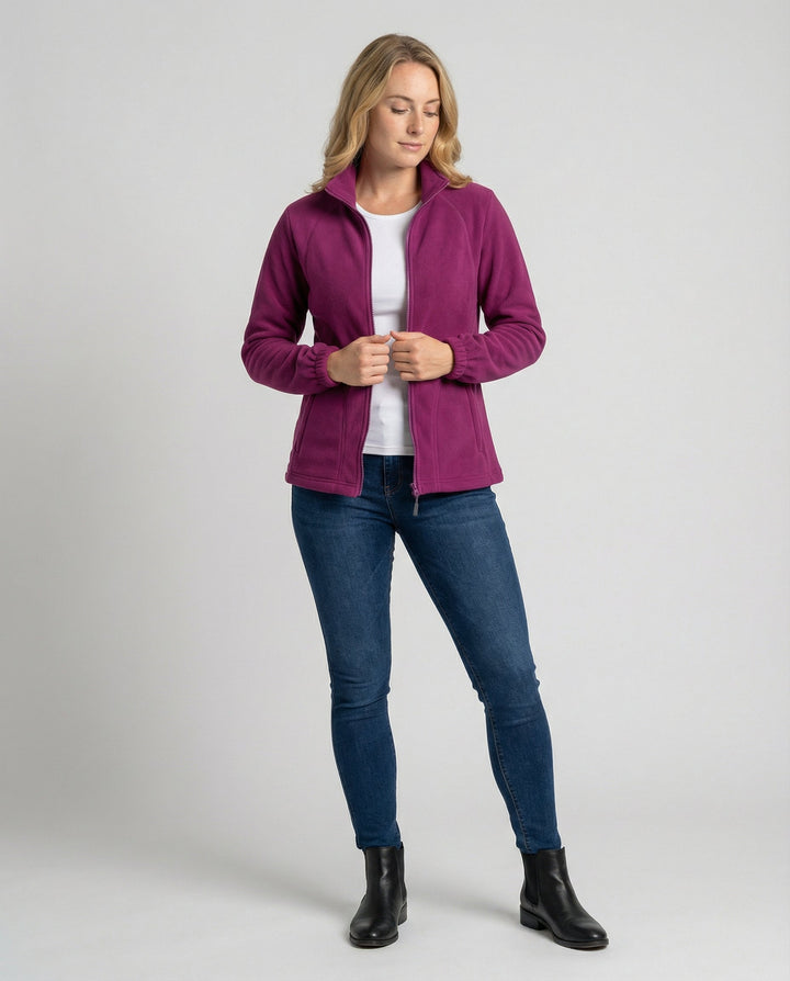 Women's Fleece Jacket Stand Collar