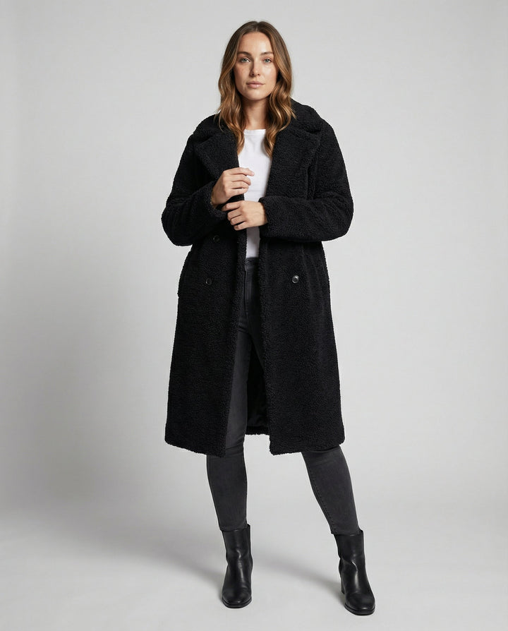 Long Teddy Coat Women