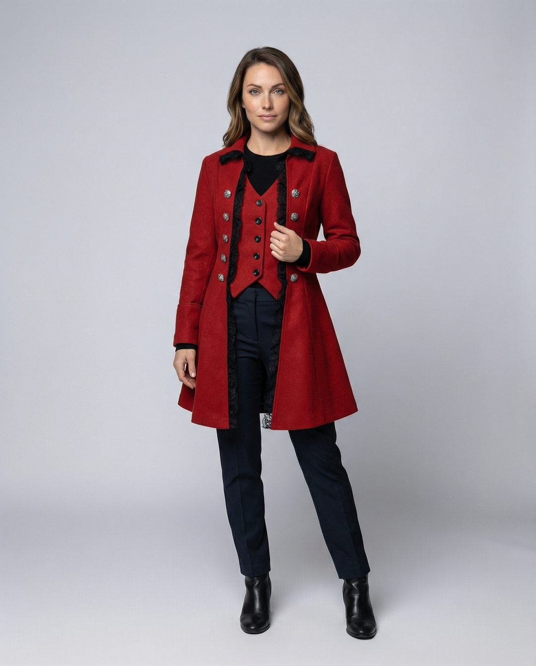 Historical women's hooded coat