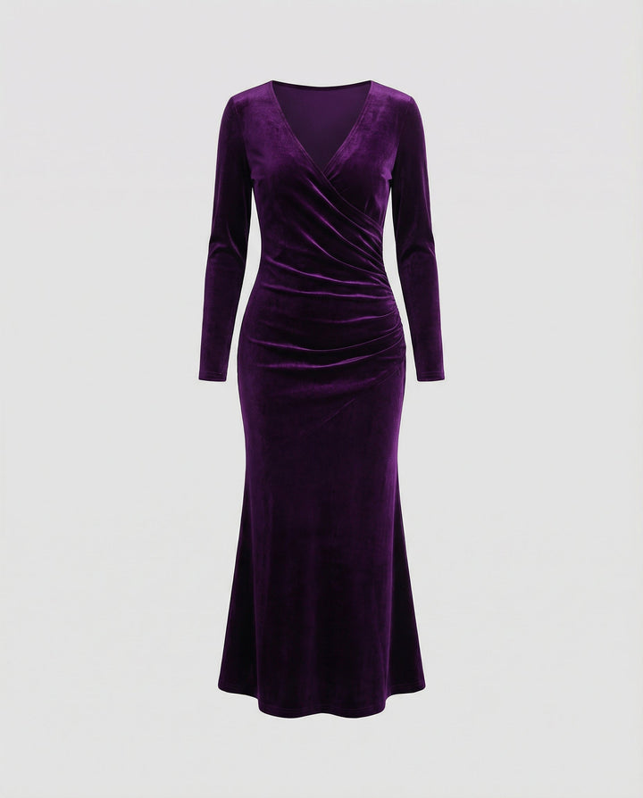 Elegant Velvet Bodycon Dress
