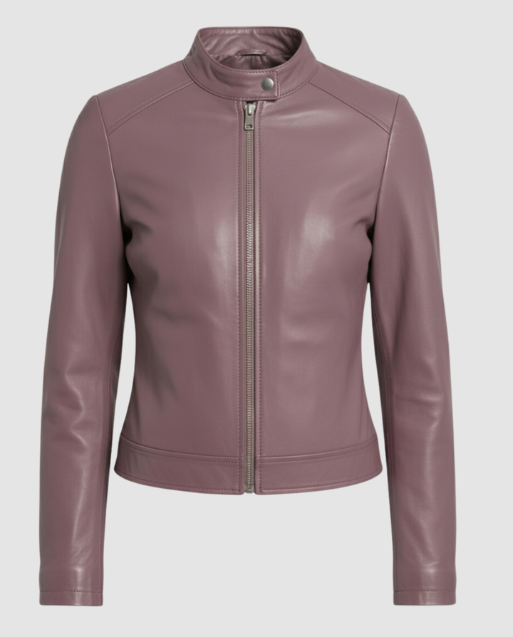 Elegant Leather Jacket Women