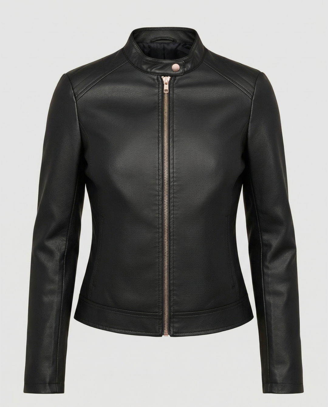 Elegant Leather Jacket Women
