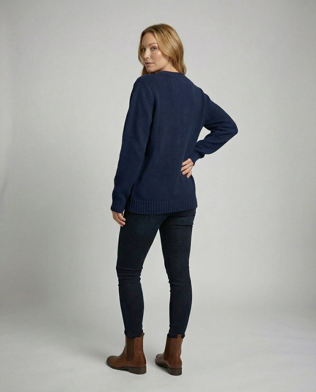 Knitted sweater American flag