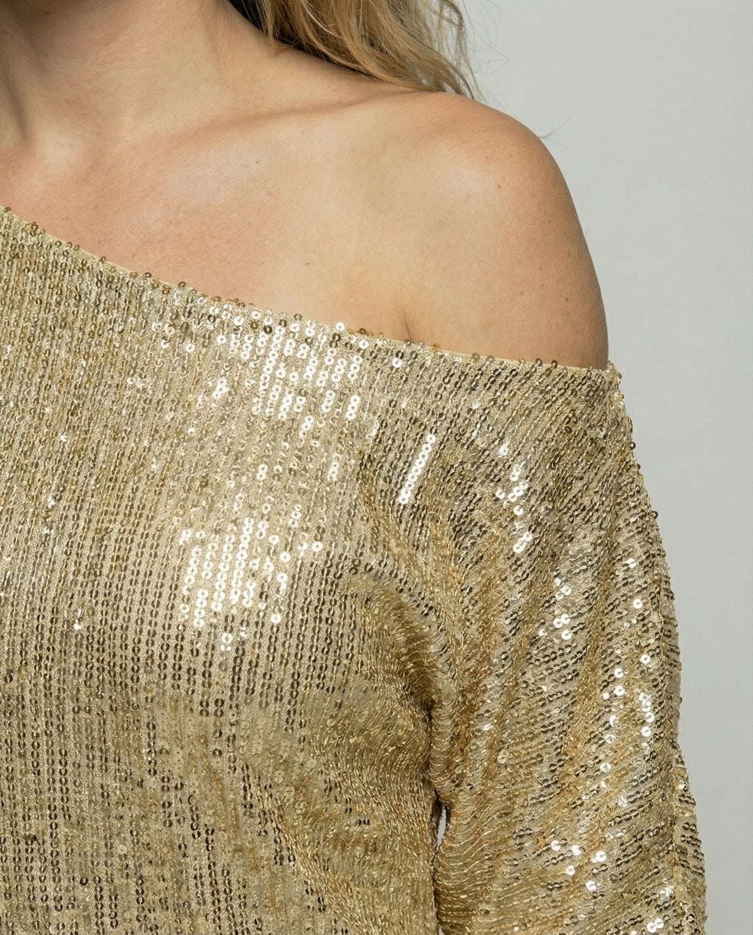 Shiny One Shoulder Mini Dress