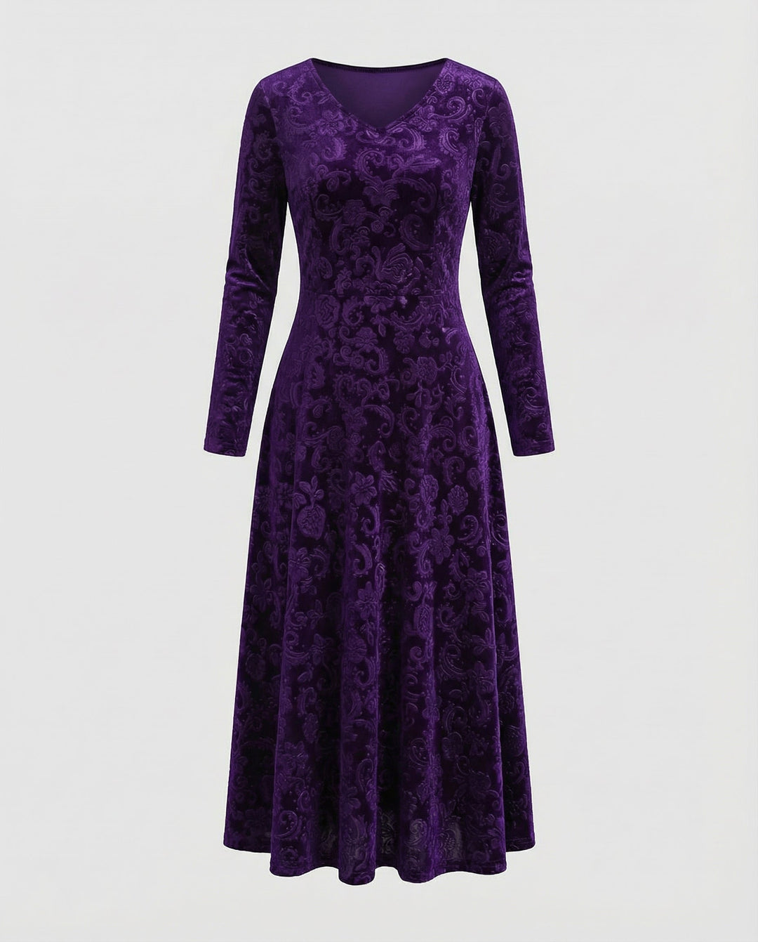 Figure-flattering Flared Dress