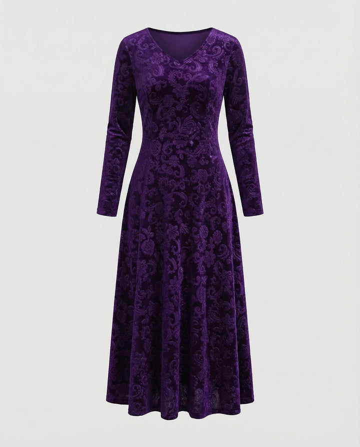 Figure-flattering Flared Dress