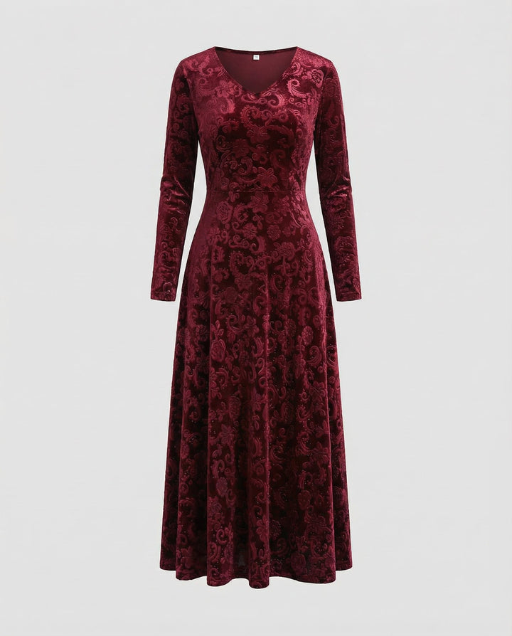 Figure-flattering Flared Dress