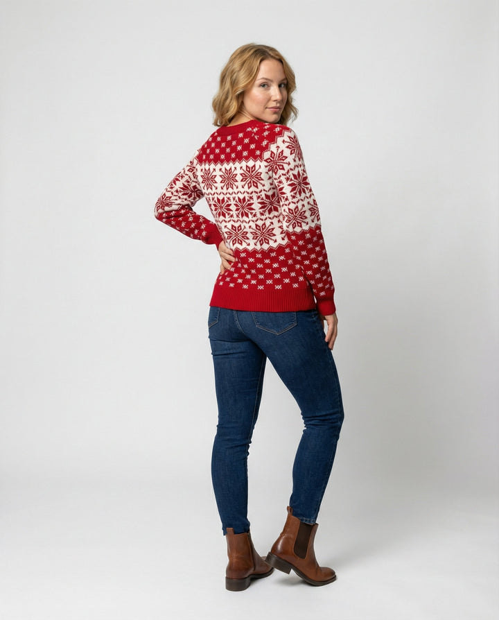Christmas knit sweater women