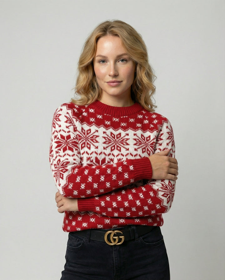 Christmas knit sweater women