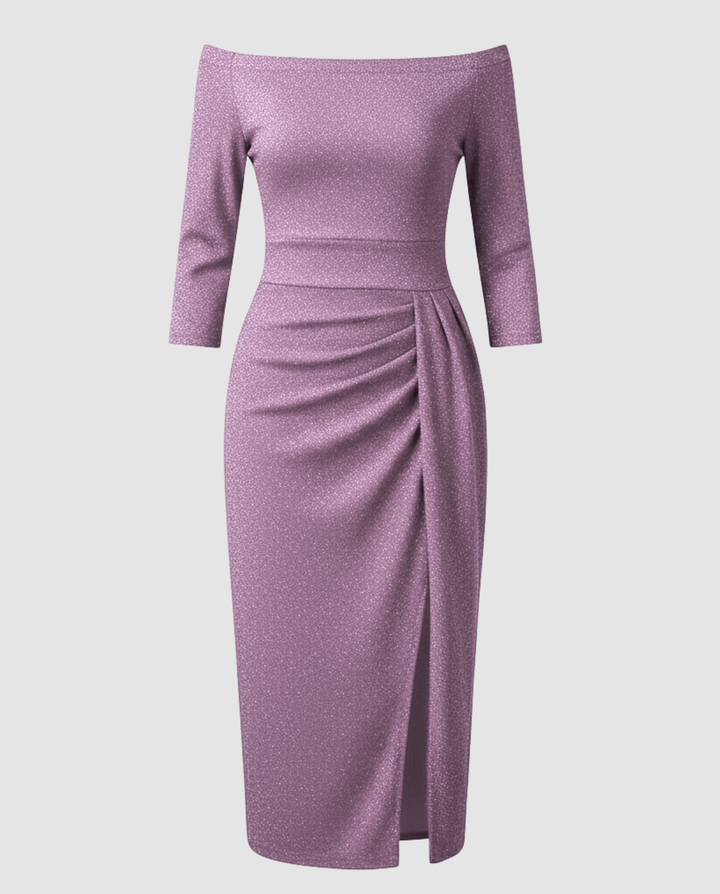 Shiny Evening Dress Women Elegant