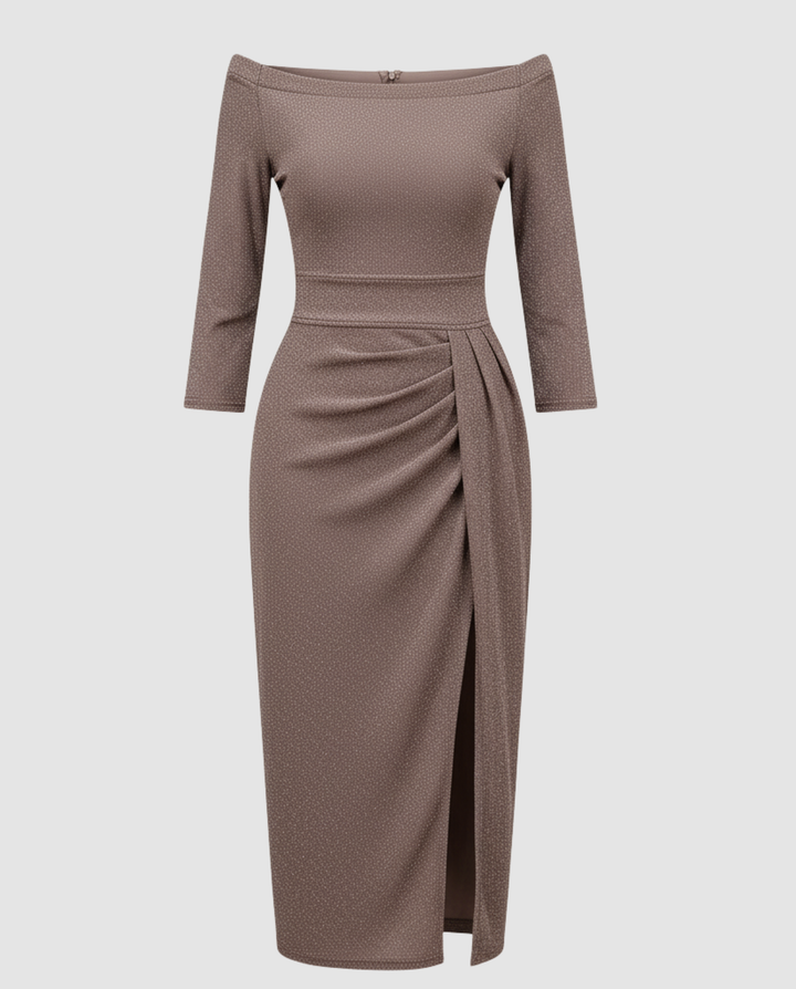 Shiny Evening Dress Women Elegant