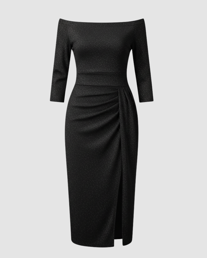 Shiny Evening Dress Women Elegant