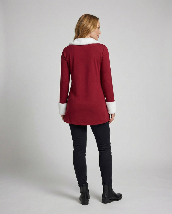 Christmas Top Plush Women