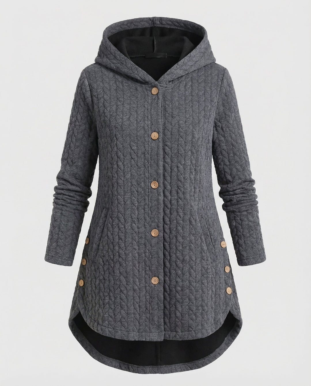 Warm Winter Jacket Burgundy Women