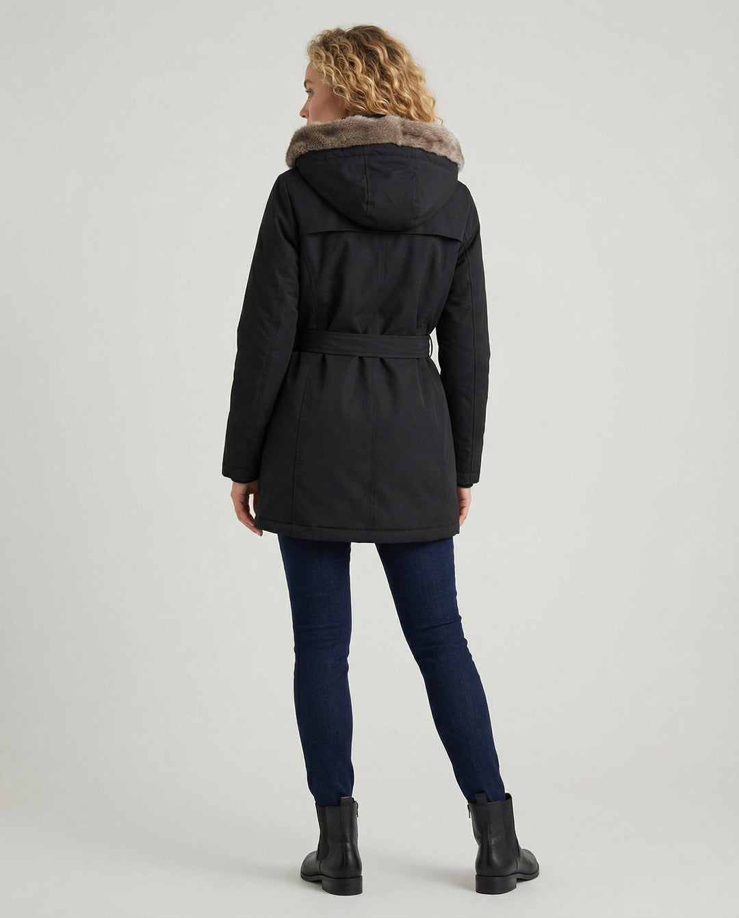 Warm Faux Fur Winter Jacket Women