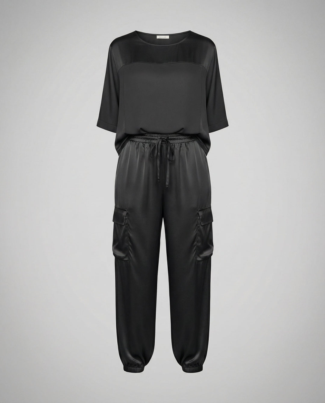 Elegant Satin Two-Piece Women