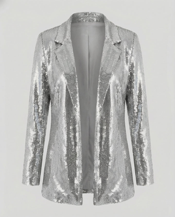Glamorous Sequin Lapel Blazer