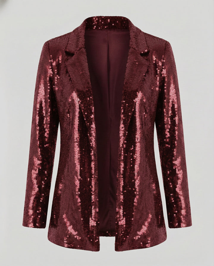 Glamorous Sequin Lapel Blazer