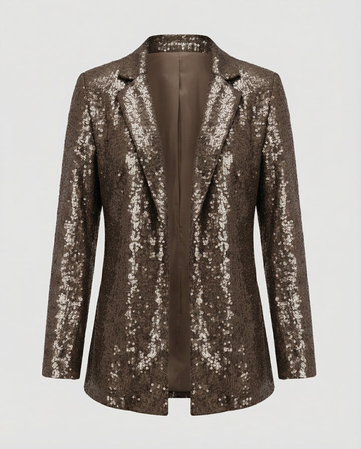 Glamorous Sequin Lapel Blazer