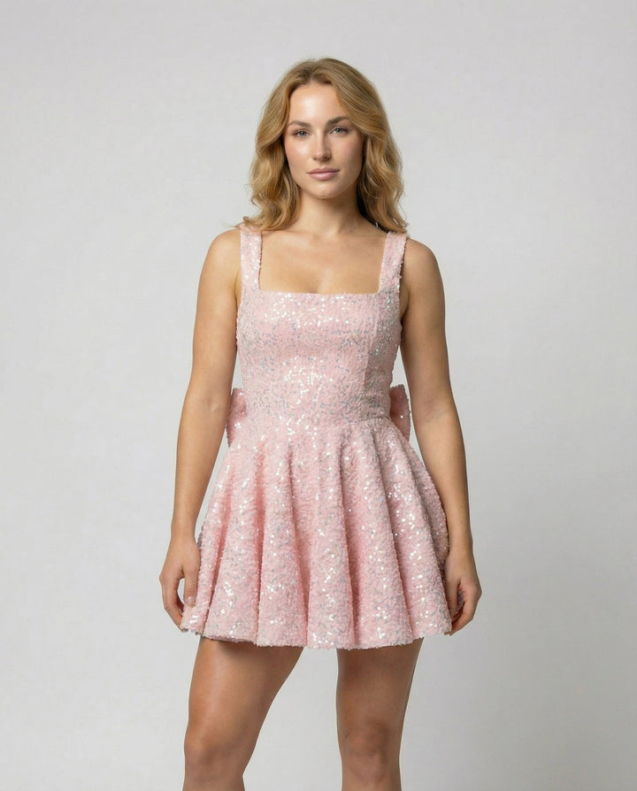 Personalizable Bow Party Dress