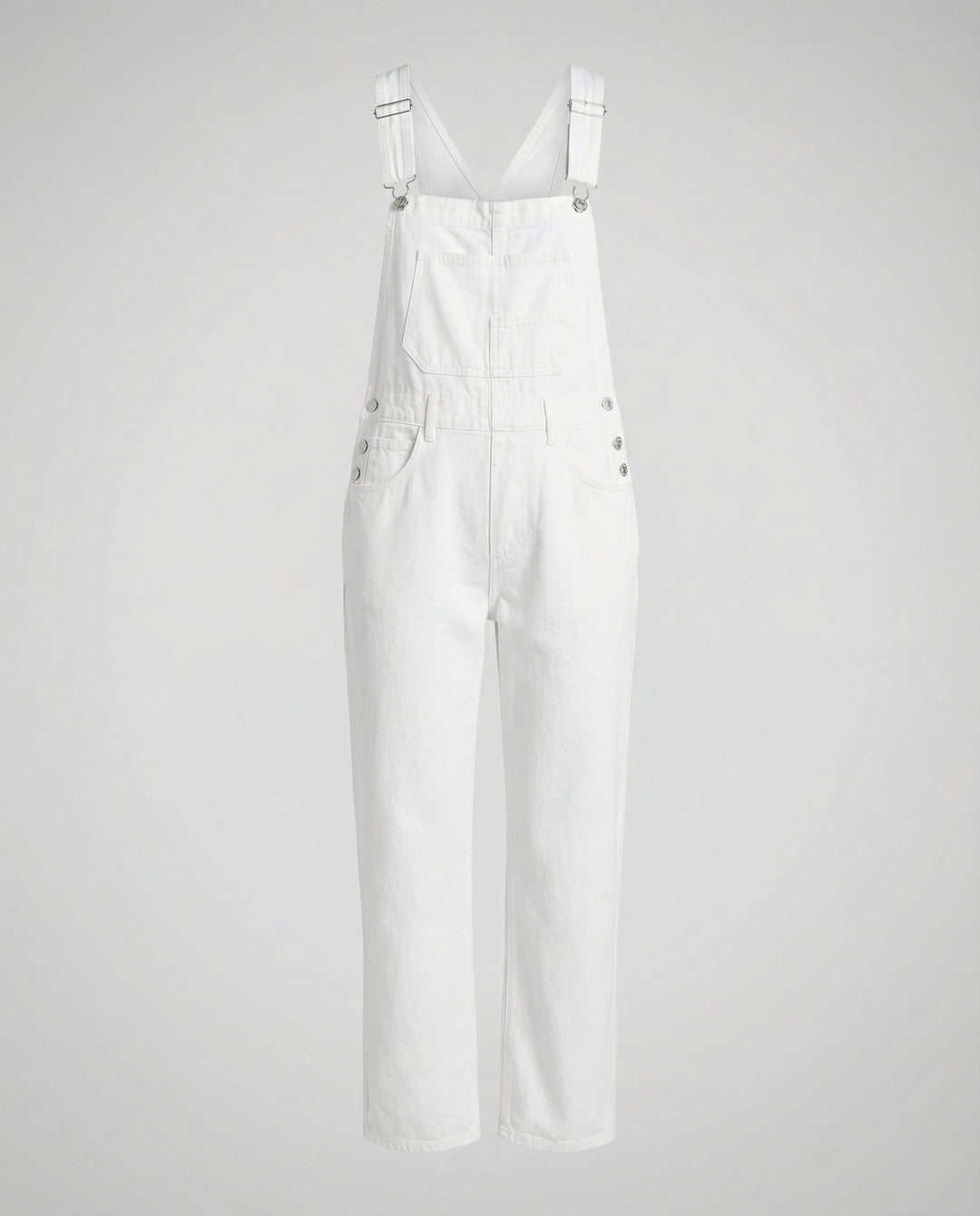 Denim Cross Back Overalls Women