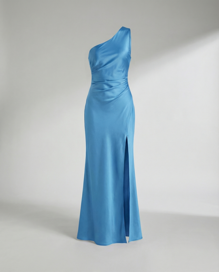 Elegant Satin Evening Dress Women