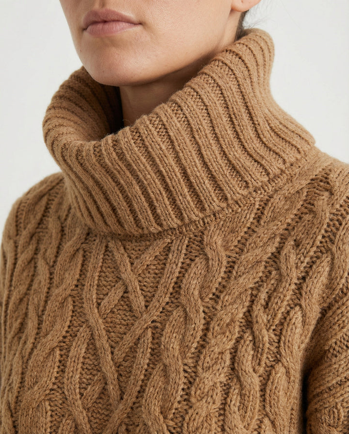 Elegant Warm Knit Dress Winter