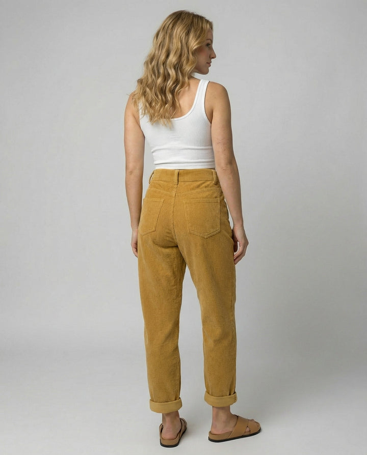 Casual Comfort Cord Pants Women