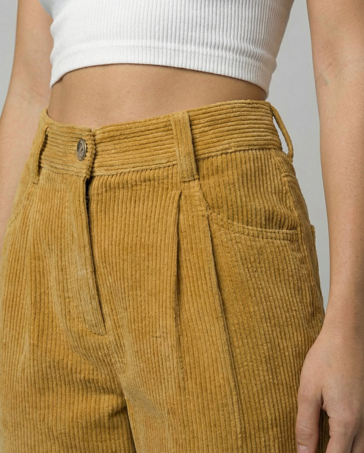 Casual Comfort Cord Pants Women