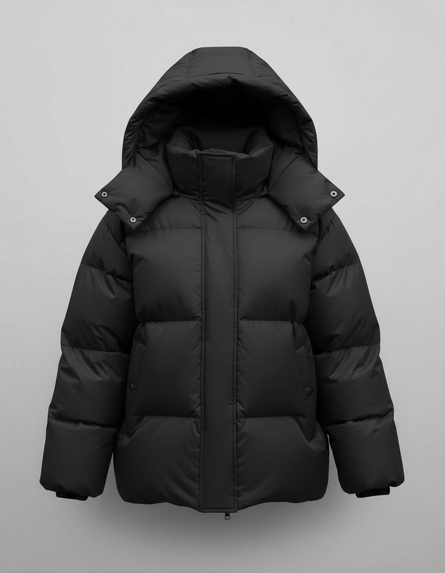 Modern women's puffer jacket