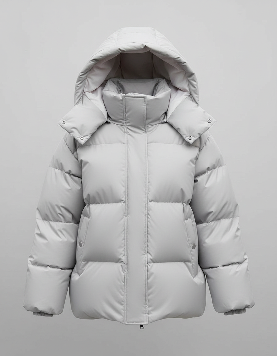 Modern women's puffer jacket