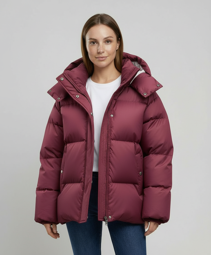 Modern women's puffer jacket
