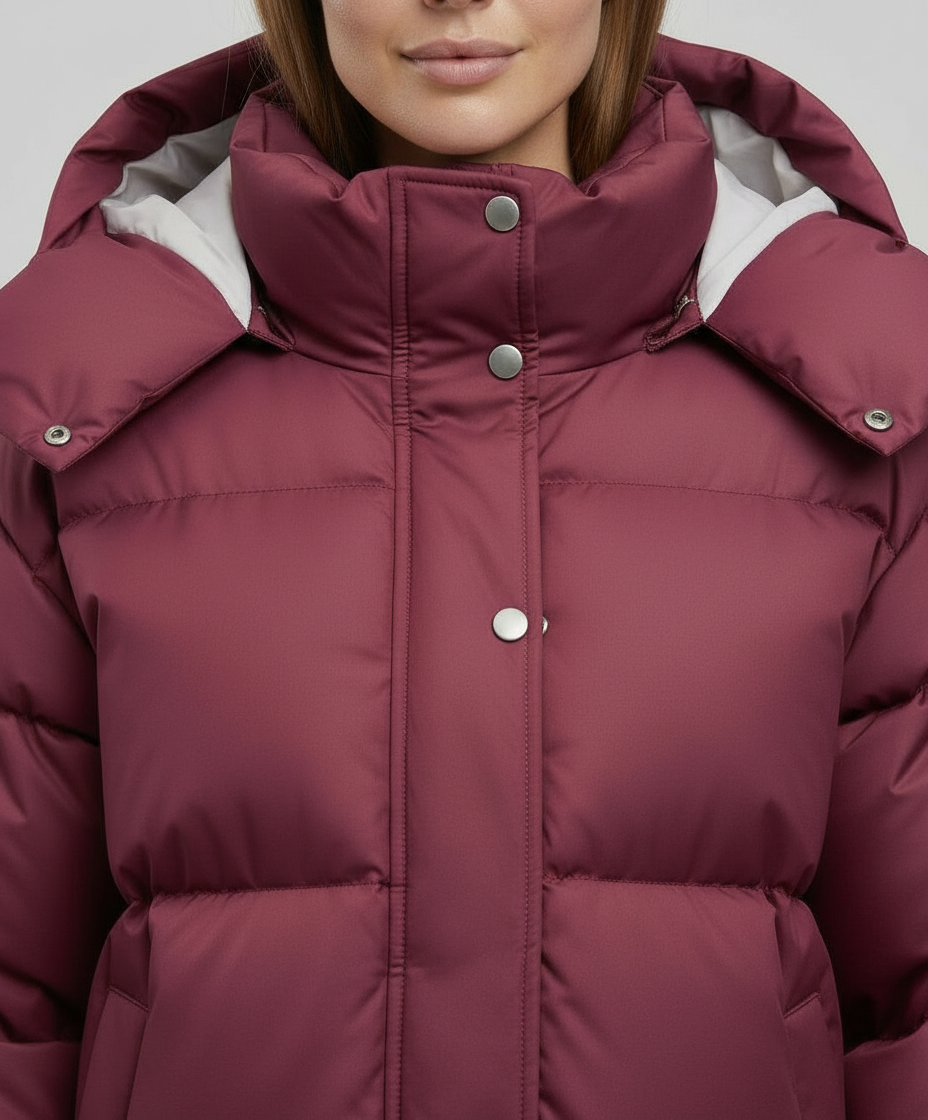 Modern women's puffer jacket