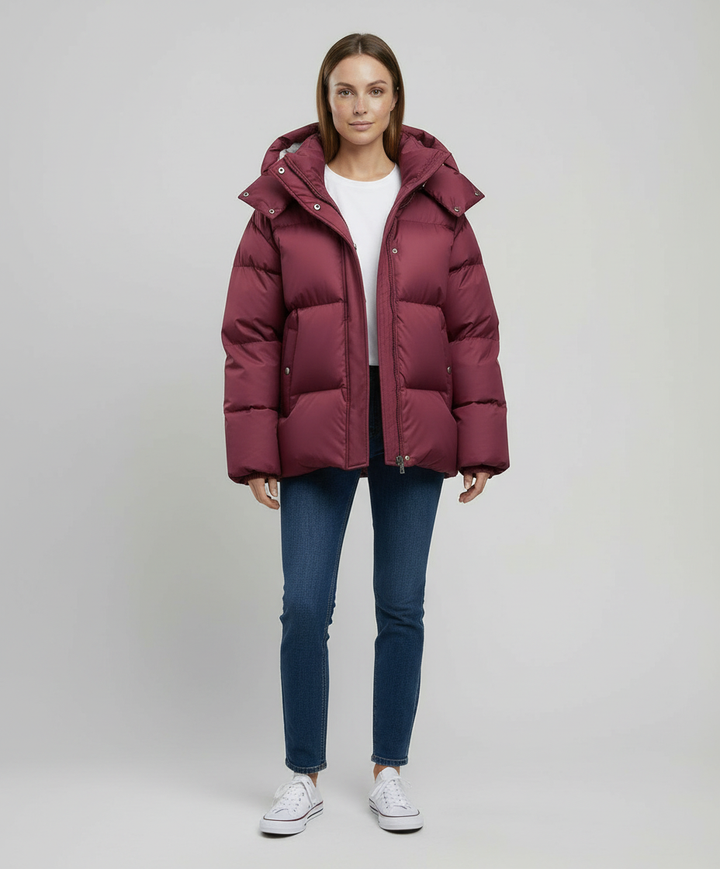 Modern women's puffer jacket