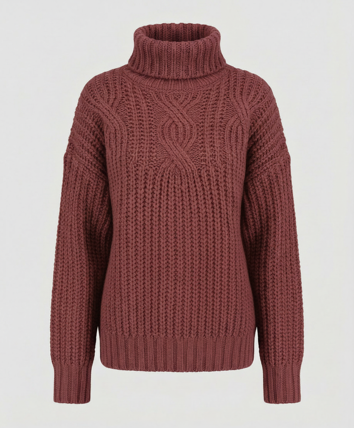 Comfortable turtleneck sweater women
