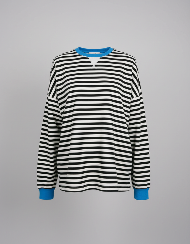 Striped Oversized Sweater Women