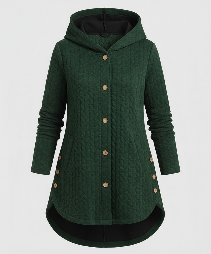 Warm Winter Jacket Burgundy Women