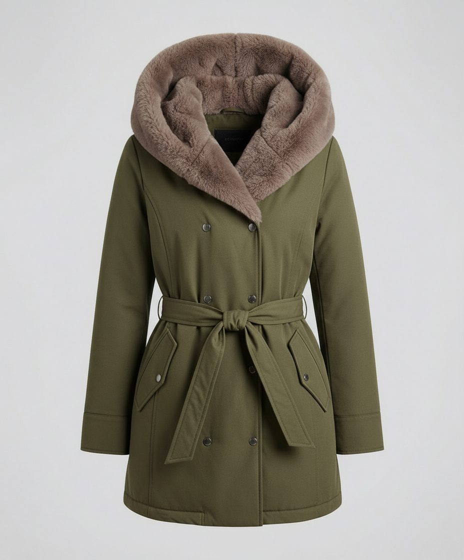 Warm Faux Fur Winter Jacket Women