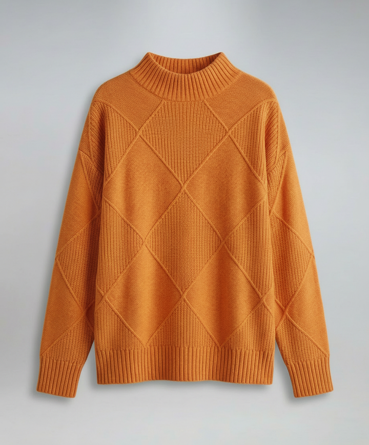 Soft Cashmere Roll Neck Sweater Women