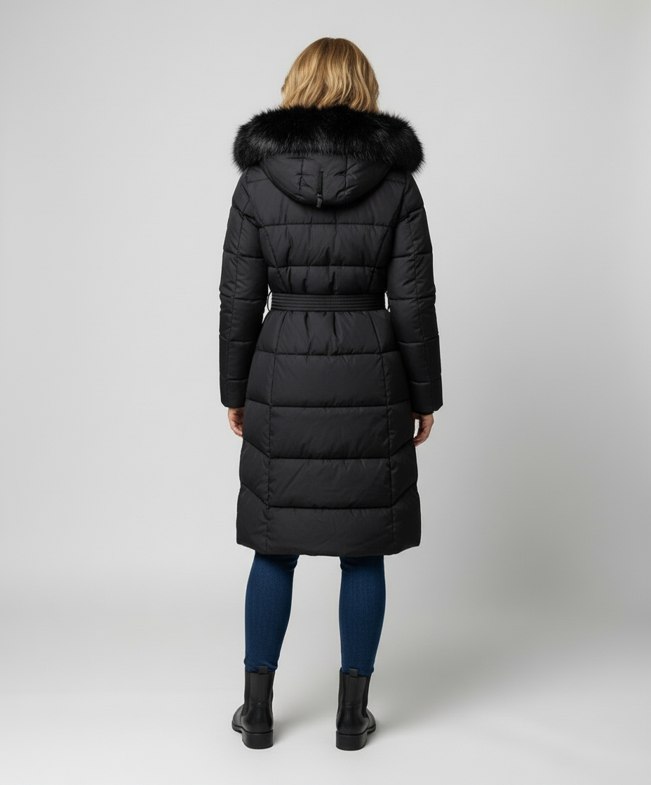 Women's winter jacket with hood