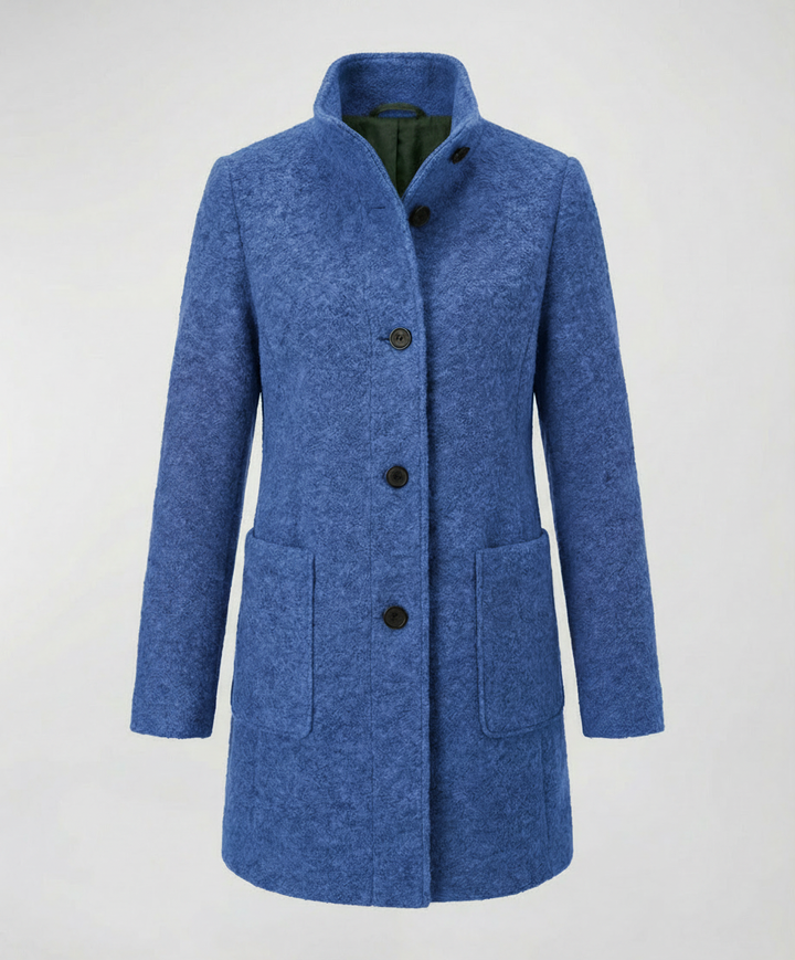 Elegant Vintage Wool Coat Women
