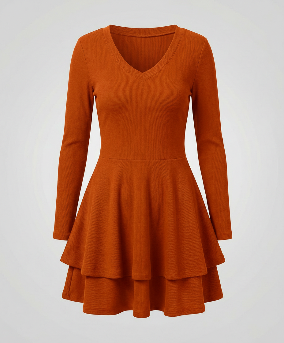 Women’s Wrap Dress Ruffles