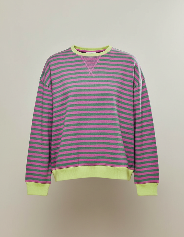 Striped Oversized Sweater Women