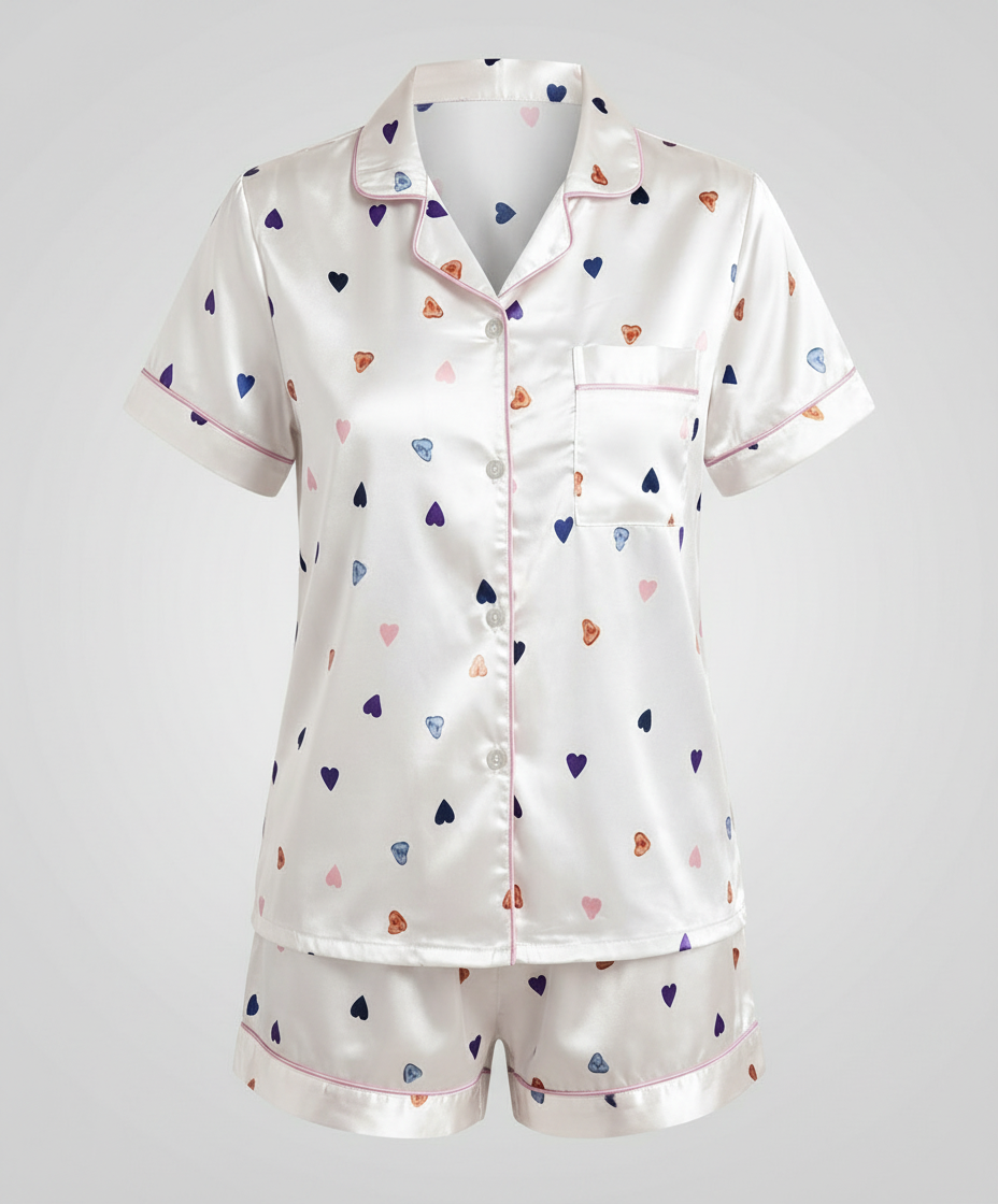 Satin Comfort Pajama Set Women