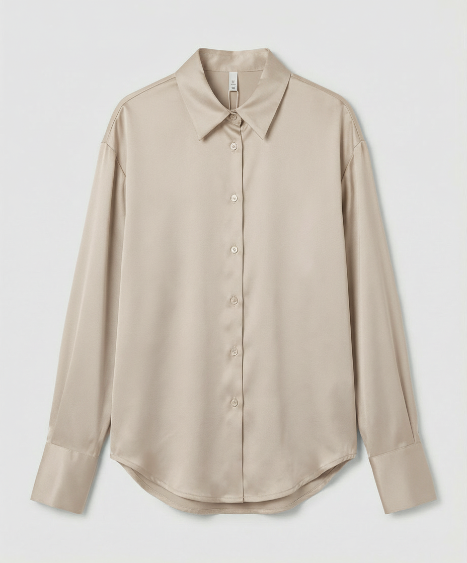 Elegant Silk Blouse Vintage Women