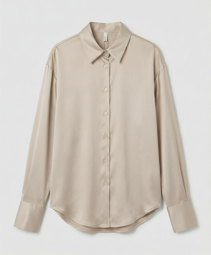 Elegant Silk Blouse Vintage Women