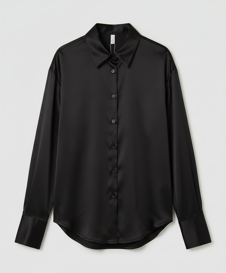 Elegant Silk Blouse Vintage Women