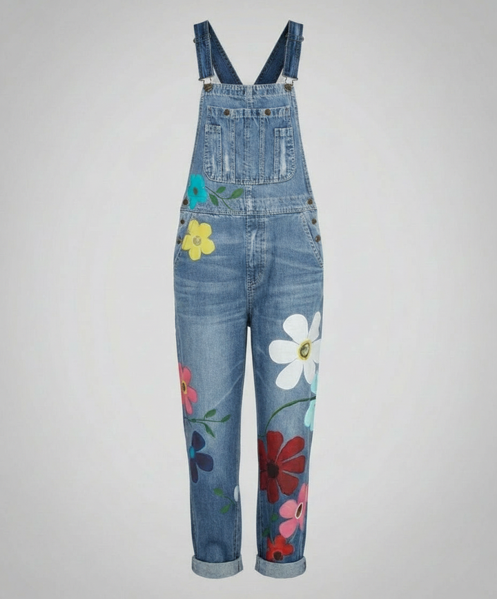 Sleeveless Denim Overall Women