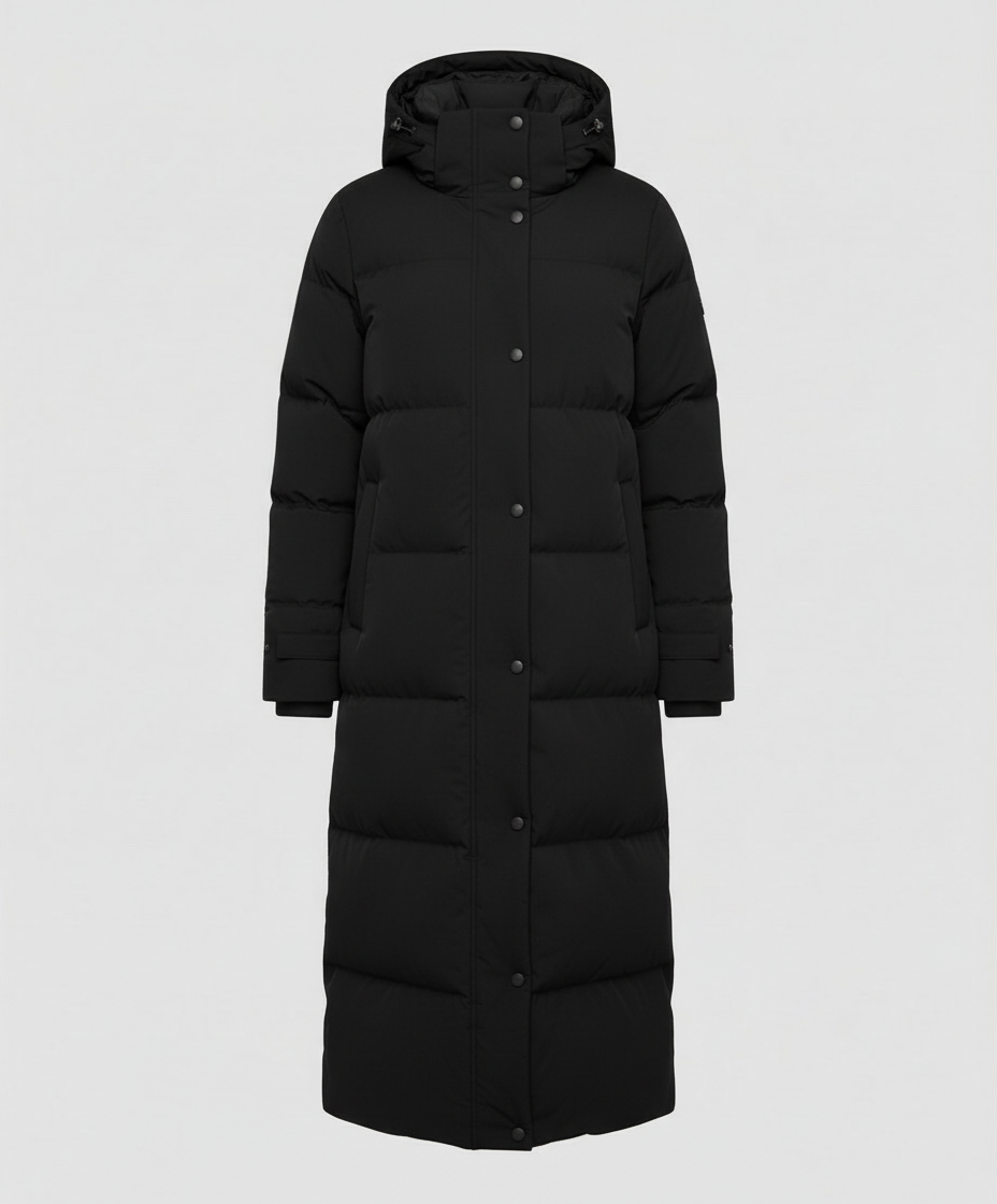 Longer Plus Size Down Coat